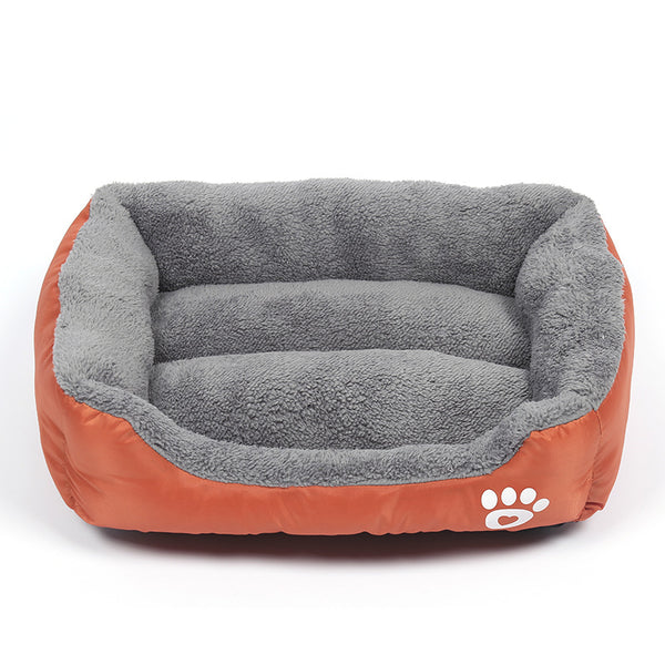 Paw Pet Sofa Dog Beds Waterproof Bottom Soft Fleece Warm Cat Bed House