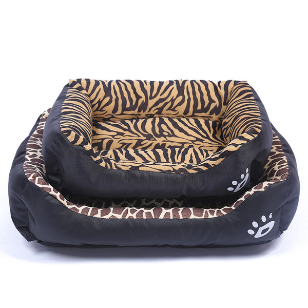 Paw Pet Sofa Dog Beds Waterproof Bottom Soft Fleece Warm Cat Bed House