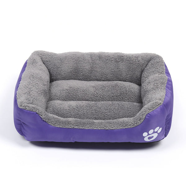 Paw Pet Sofa Dog Beds Waterproof Bottom Soft Fleece Warm Cat Bed House