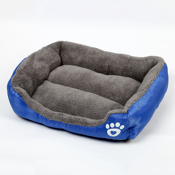 Paw Pet Sofa Dog Beds Waterproof Bottom Soft Fleece Warm Cat Bed House