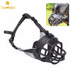 6Size Soft Silicone Pet Prevent Biting Barking Dog Muzzle Safety Adjustable dog Mouth Mask Ventilated Pet Bite Bark Cover
