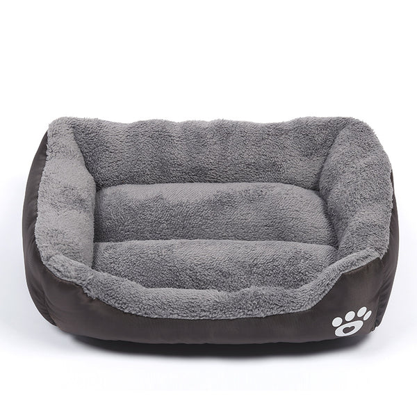 Paw Pet Sofa Dog Beds Waterproof Bottom Soft Fleece Warm Cat Bed House