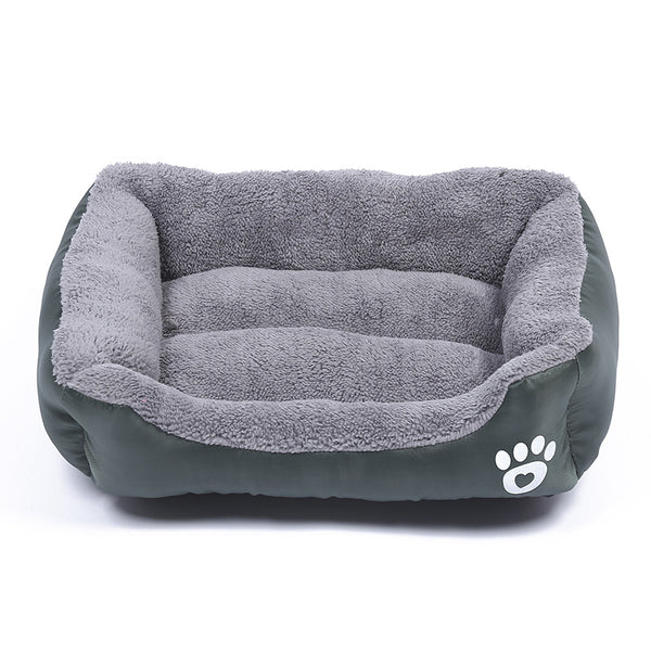 Paw Pet Sofa Dog Beds Waterproof Bottom Soft Fleece Warm Cat Bed House