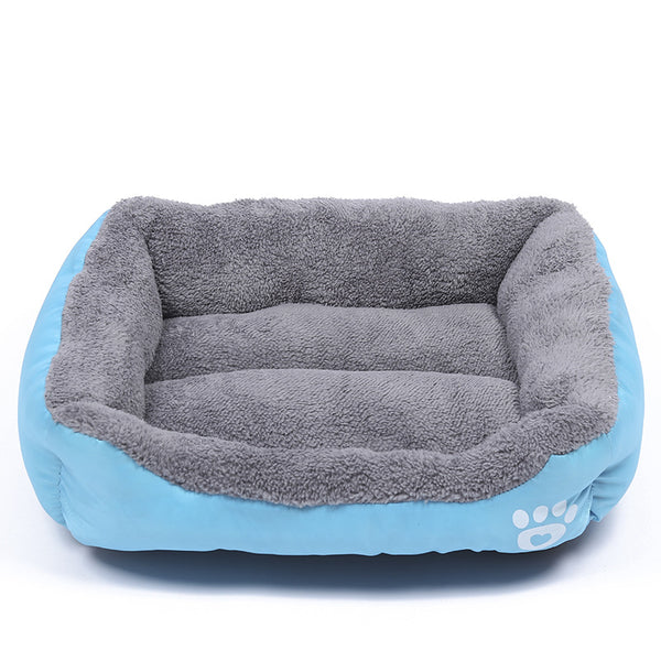 Paw Pet Sofa Dog Beds Waterproof Bottom Soft Fleece Warm Cat Bed House
