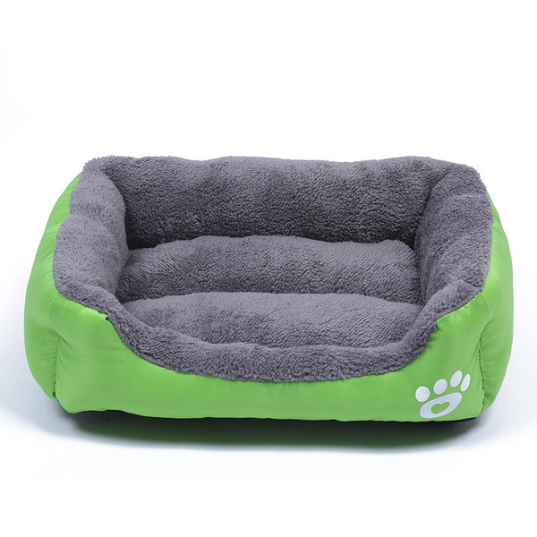 Paw Pet Sofa Dog Beds Waterproof Bottom Soft Fleece Warm Cat Bed House
