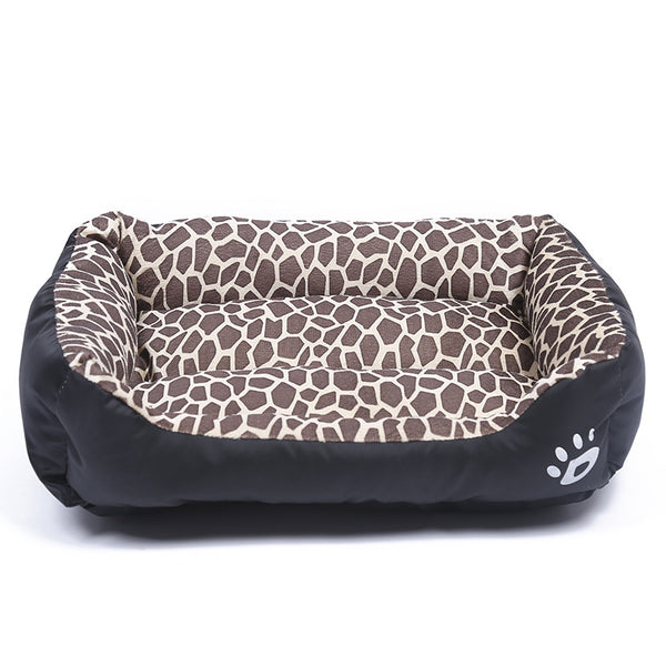 Paw Pet Sofa Dog Beds Waterproof Bottom Soft Fleece Warm Cat Bed House